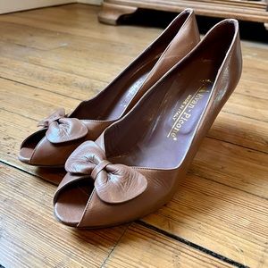 Vintage bow-tie Evan Picone heels